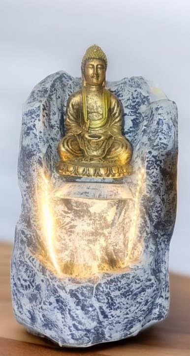 Anaya Decore Lord Buddha Blue Big Fountain for Living Room Home Decor Garden Decoration and Drawing Room-3